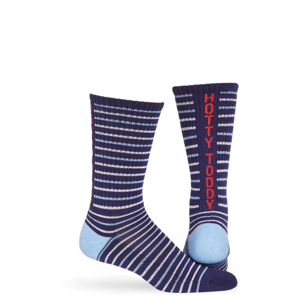Stripe Hotty Toddy Casual Crew Socks