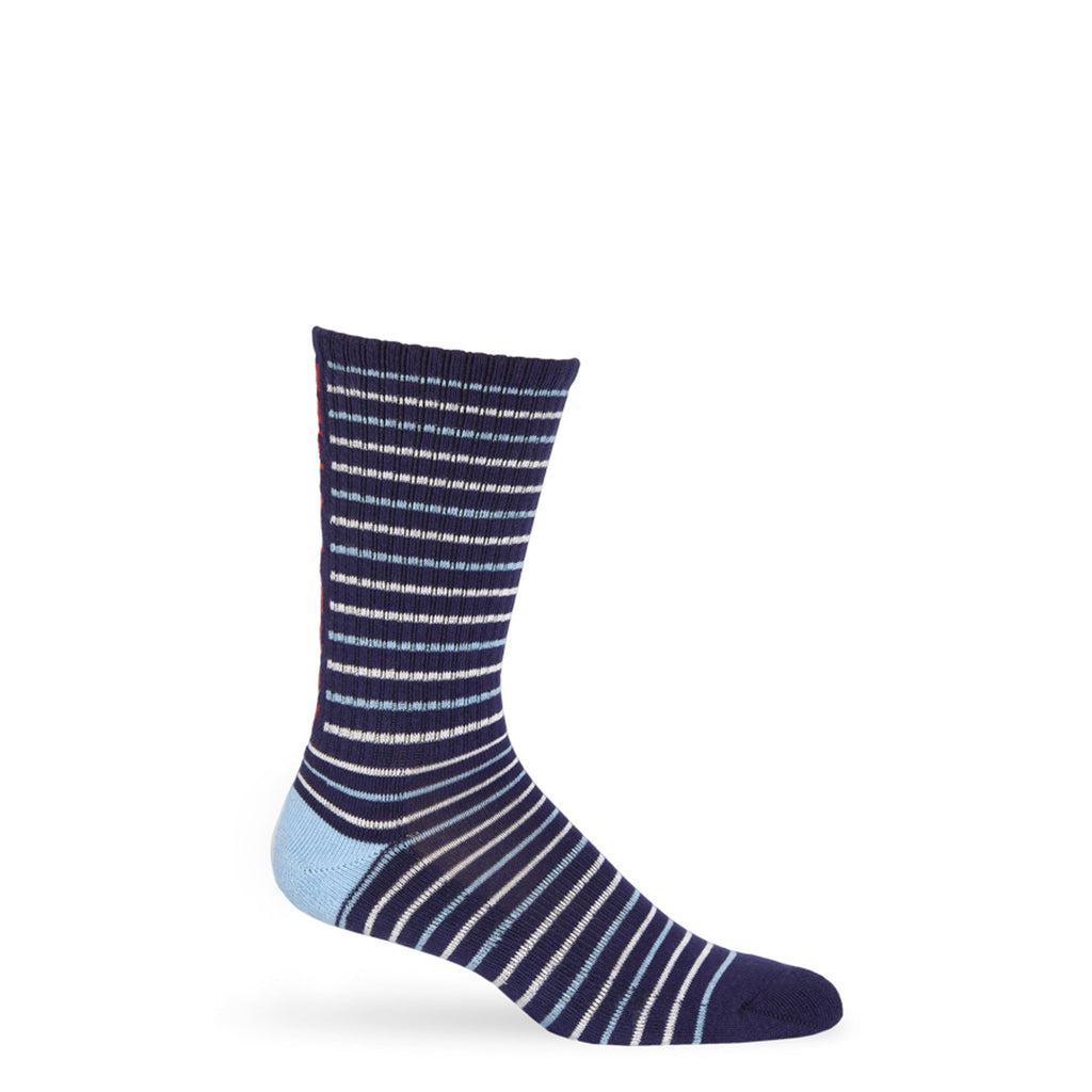 Stripe Hotty Toddy Casual Crew Socks